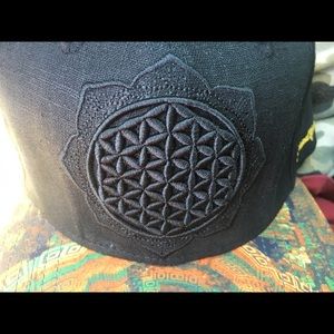 Sacred Geometry Hat Flower 